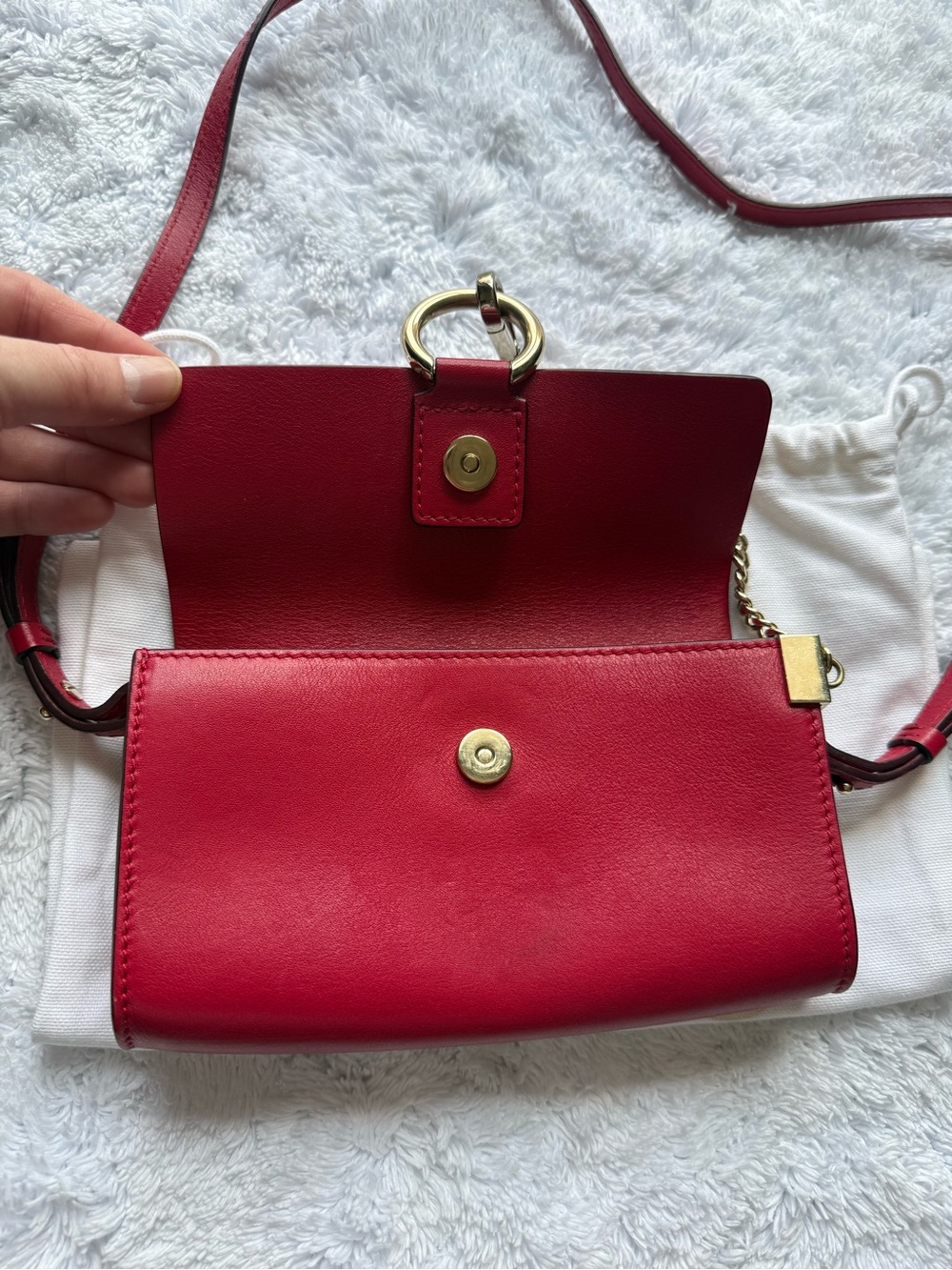 Chloé Mini Faye Crossbody Bag - Picture 6 of 10